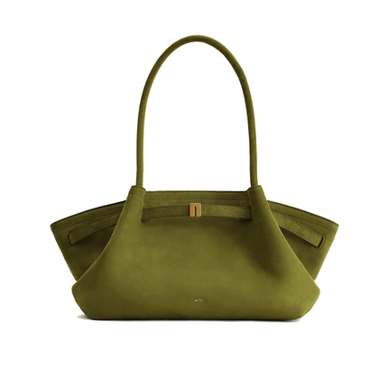 JW PEI Women's Hana Wide Faux Suede Tote Bag - Olive Green