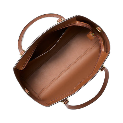 Michael Kors Women's Charlotte Large 3-in-1 Signature Logo Tote Bag Vanilla