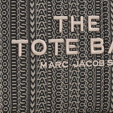 Marc Jacobs Women's The Monogram Jacquard Medium Tote Bag Black