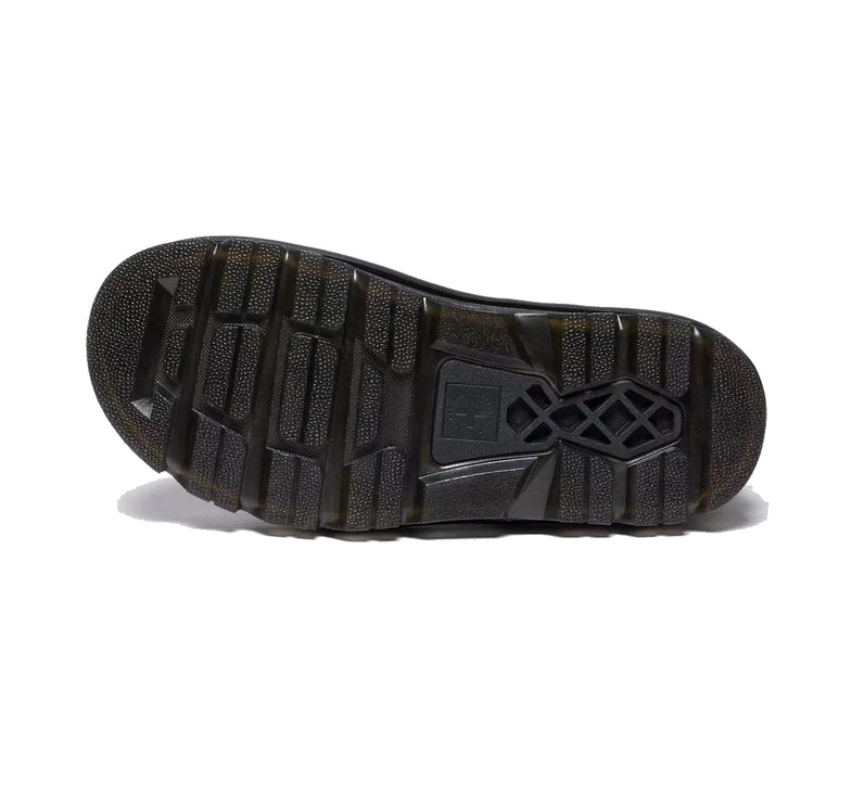 Dr. Martens Unisex Zebzag Laceless Slip On Leather Boots Black