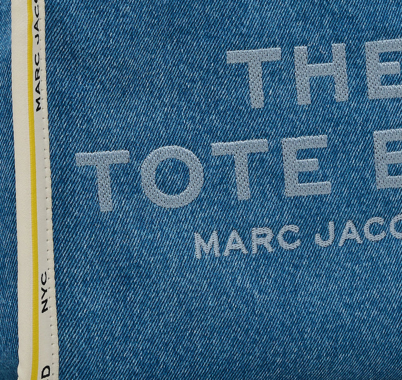 Marc Jacobs Women's The Denim Chain Small Tote Bag Light Wash