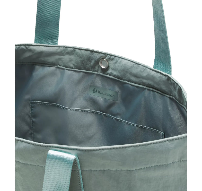 lululemon Unisex Daily Multi Pocket Tote Bag 20L Crater Blue/Frosted Jade