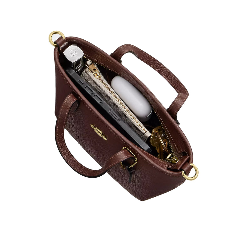 Coach Women's City Mini Tote Bag Gold/Maple