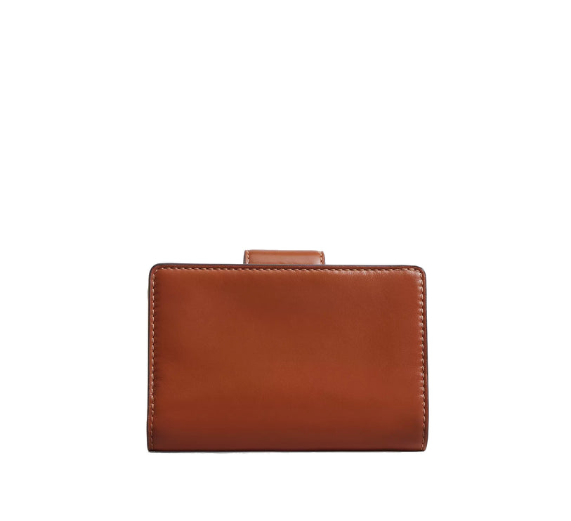 Coach Women's Medium Corner Zip Wallet Gold/Cinnamon