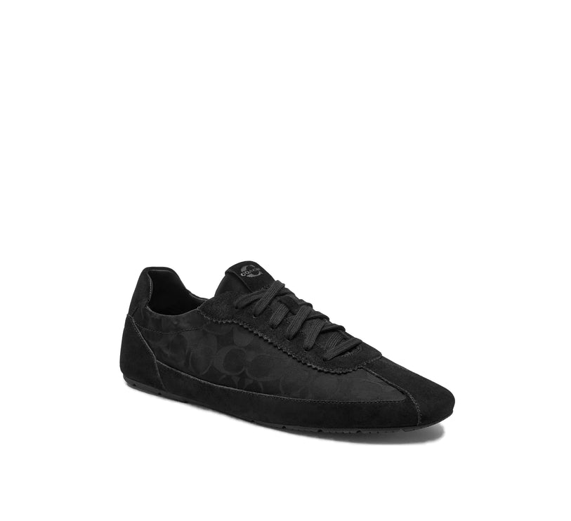 Coach Men's Soft Sneaker In Signature Nylon Black