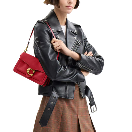 Coach Women's Tabby Shoulder Bag 26 Brass/Poppy