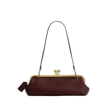 Coach Women's Kisslock Frame Bag 30 Brass/Maple