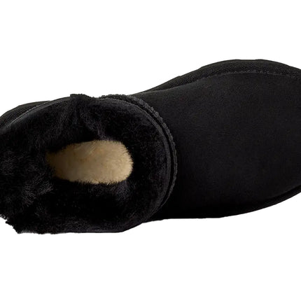UGG Big Kids' Ultra Mini Bailey Bow Black
