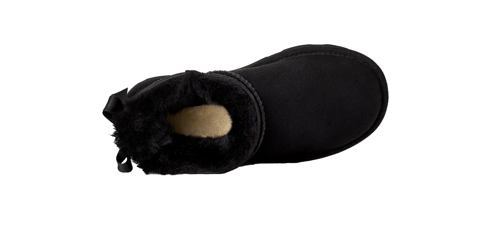 UGG Big Kids' Ultra Mini Bailey Bow Black