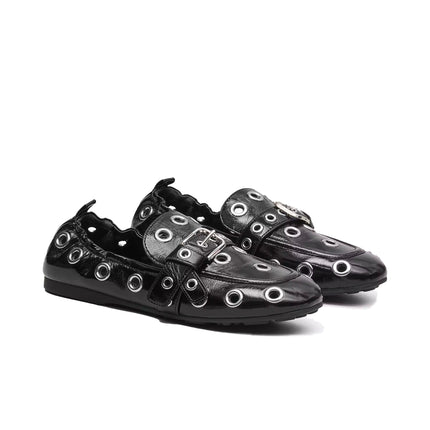 Marc Jacobs Women's The Grommet Jude Loafer Black