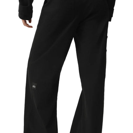 alo Women's High Road Straight Leg Pant Black