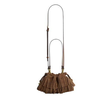 Coach Women's Faye Shoulder Bag With Fringe Gold/Cedar