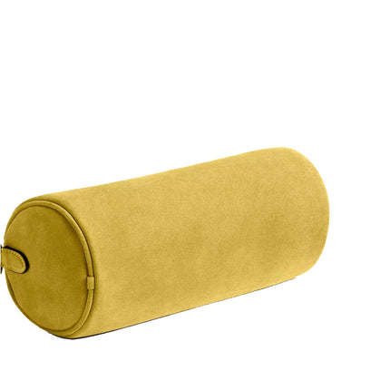 Coach Women's Barrel Bag Suede/Brass/Light Citron