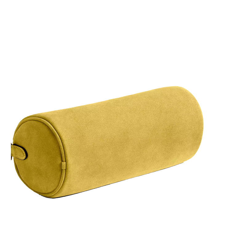Coach Women's Barrel Bag Suede/Brass/Light Citron