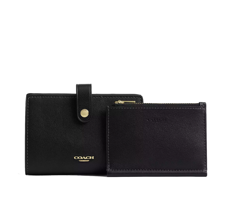 Coach Women's 2-In-1 Wallet Gold/Black