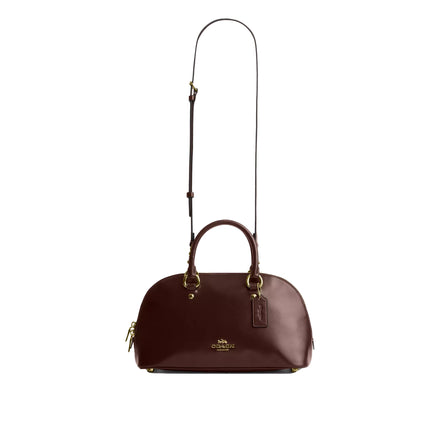 Coach Women's Lara Satchel Bag Gold/Maple