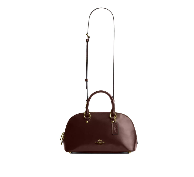 Coach Women's Lara Satchel Bag Gold/Maple