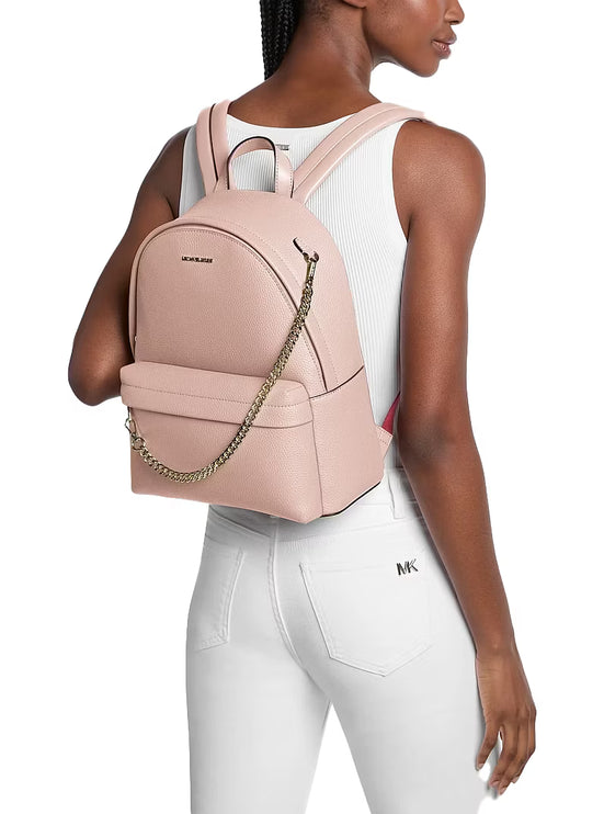 Michael Kors Women's Slater Medium Backpack Powder Blush/Gold