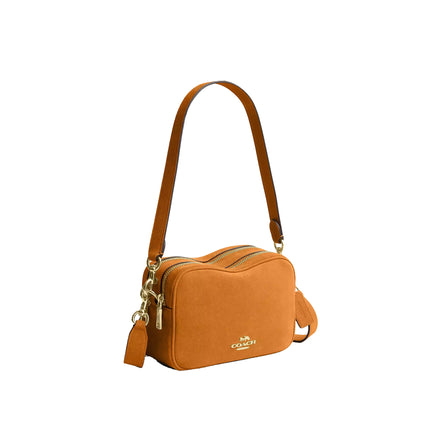 Coach Women's Mini Carey Crossbody Bag Gold/Marigold