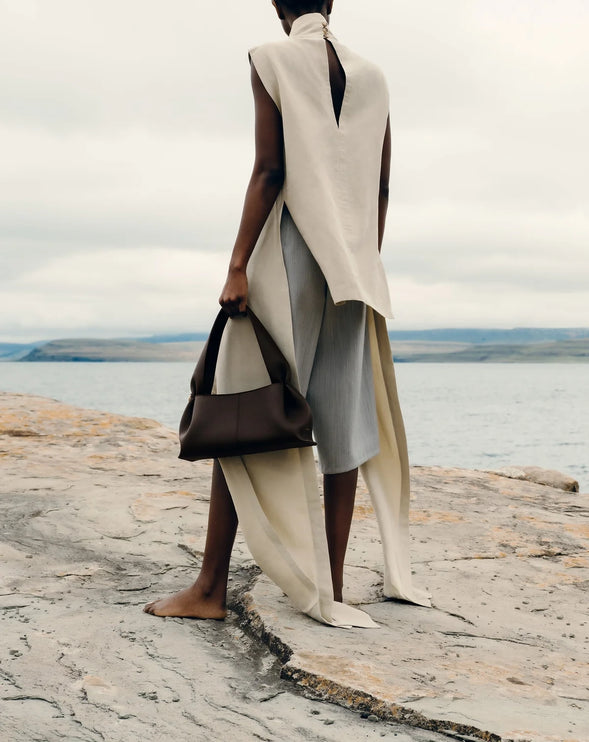 Polène Women's Numéro Neuf East Edition Textured Ebony