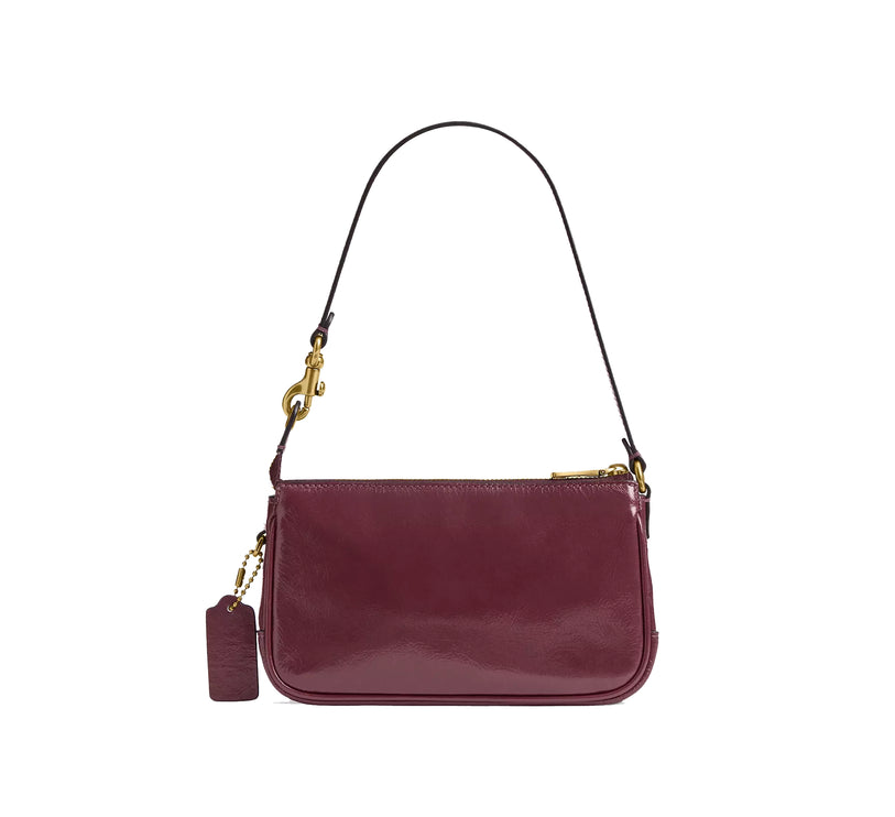 Coach Women's Plaza Bag 18 Brass/Dark Cherry