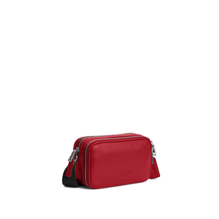 Coach Unisex Colton Crossbody Bag 19 Silver/Poppy