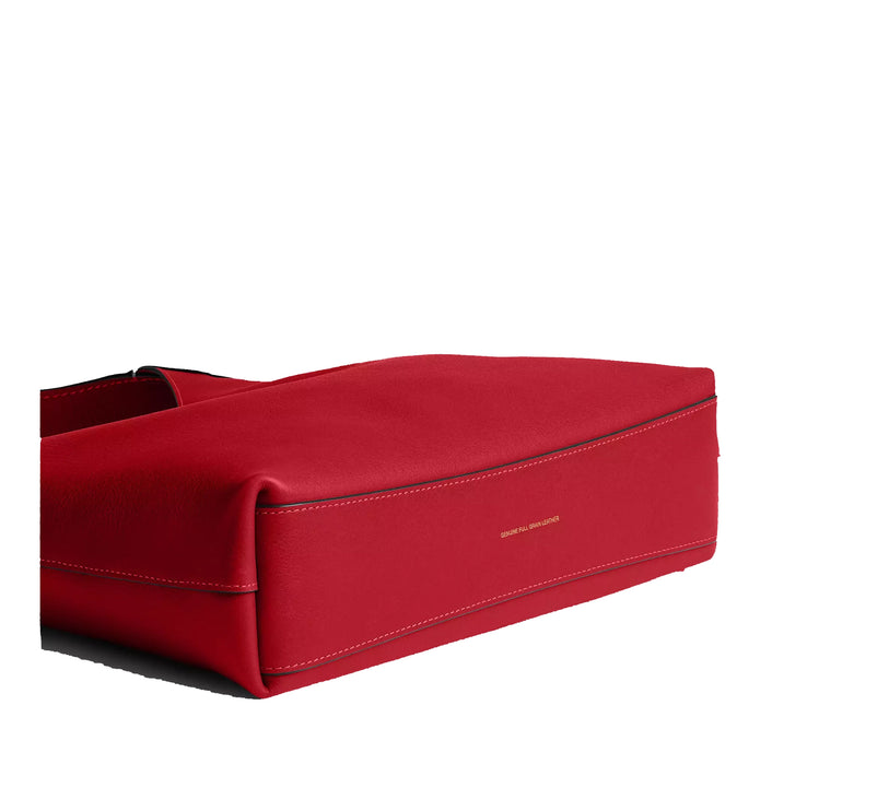 Coach Women's Brooklyn Shoulder Bag 28 Brass/Scarlet