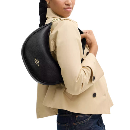 Coach Women's Aria Shoulder Bag Gold/Black