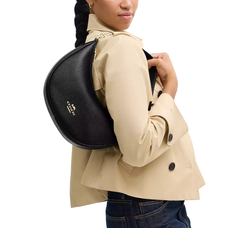 Coach Women's Aria Shoulder Bag Gold/Black