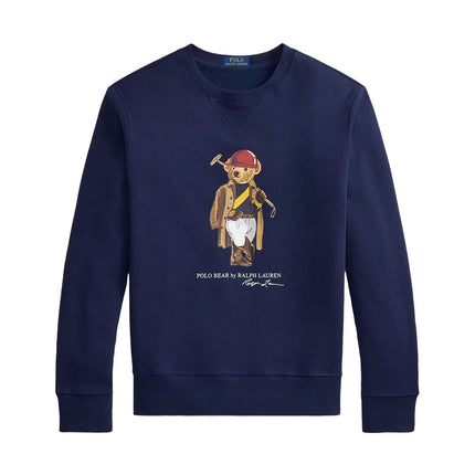 Polo Ralph Lauren Men's Polo Bear Fleece Sweatshirt Newport Navy Society Bear