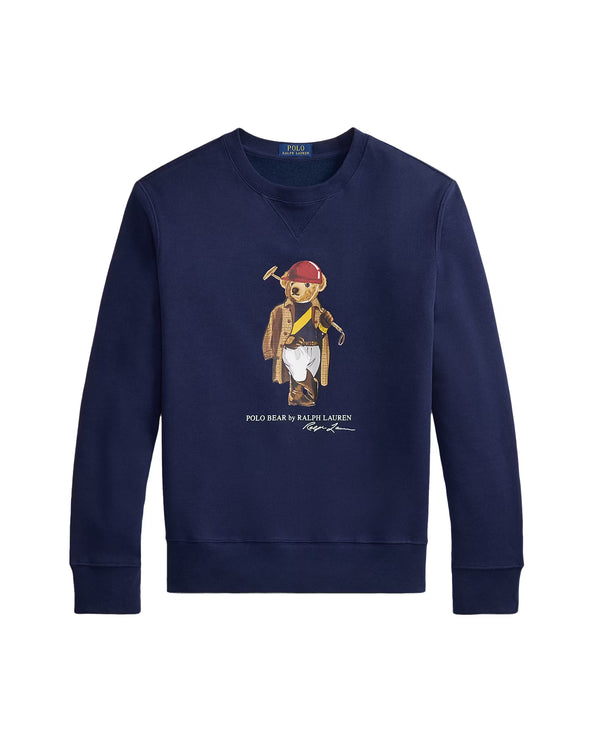 Polo Ralph Lauren Men's Polo Bear Fleece Sweatshirt Newport Navy Society Bear