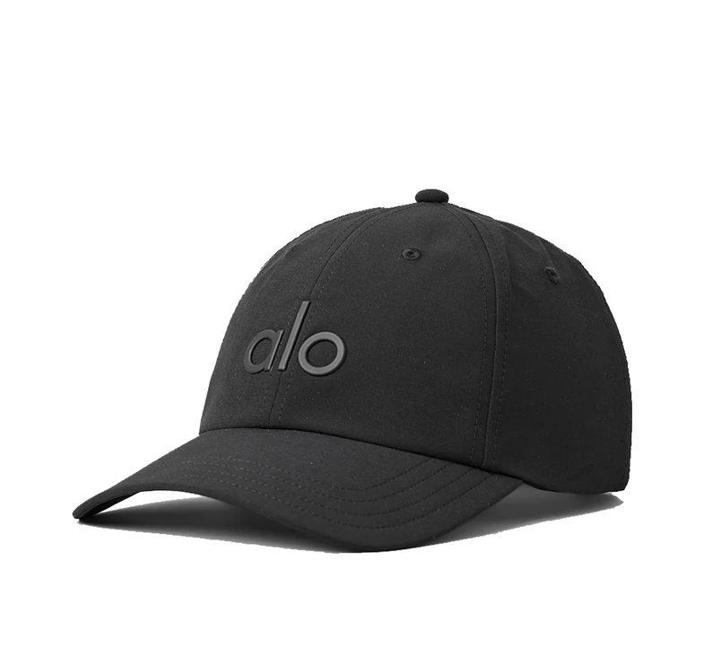 alo Unisex Performance Off-Duty Cap Black/Black