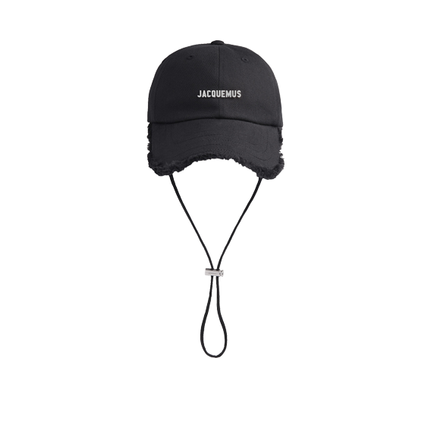 Jacquemus Unisex The Artichaut Cap Black