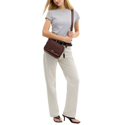 Coach Women's Carey Crossbody Bag Silver/Maple