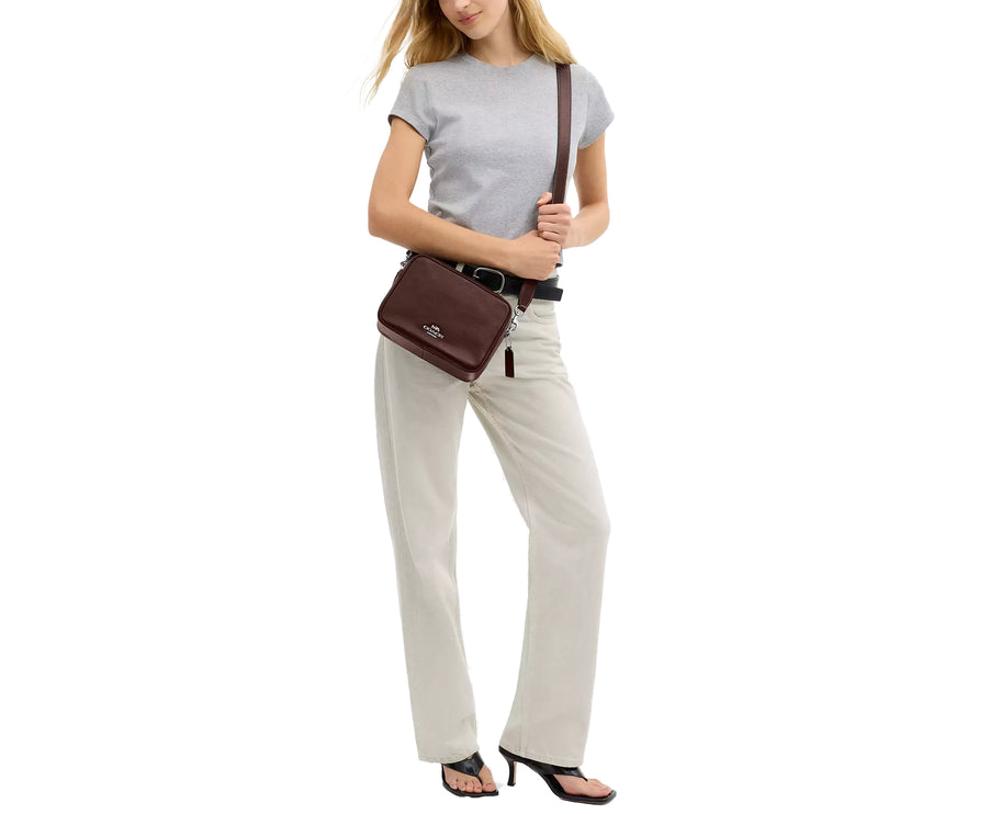 Coach Women's Carey Crossbody Bag Silver/Maple