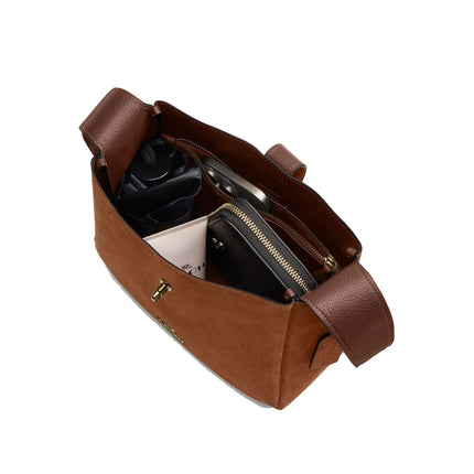 Coach Women's Hadley Convertible Crossbody Bag Gold/Sienna