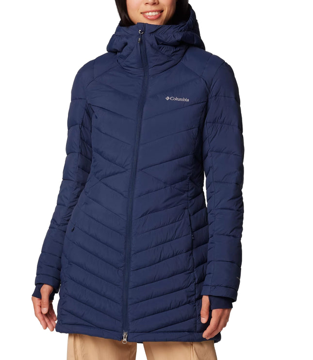 Columbia Women's Joy Peak II Mid Hooded Jacket Collegiate Navy