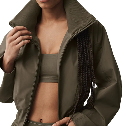 alo Women's First Draft Jacket Olive Tree