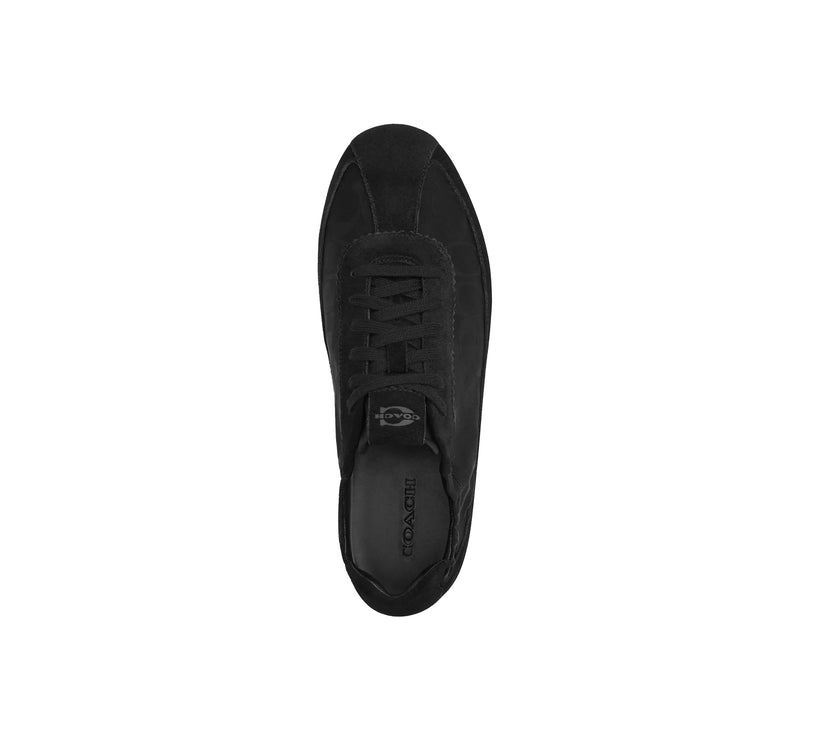 Coach Men's Soft Sneaker In Signature Nylon Black