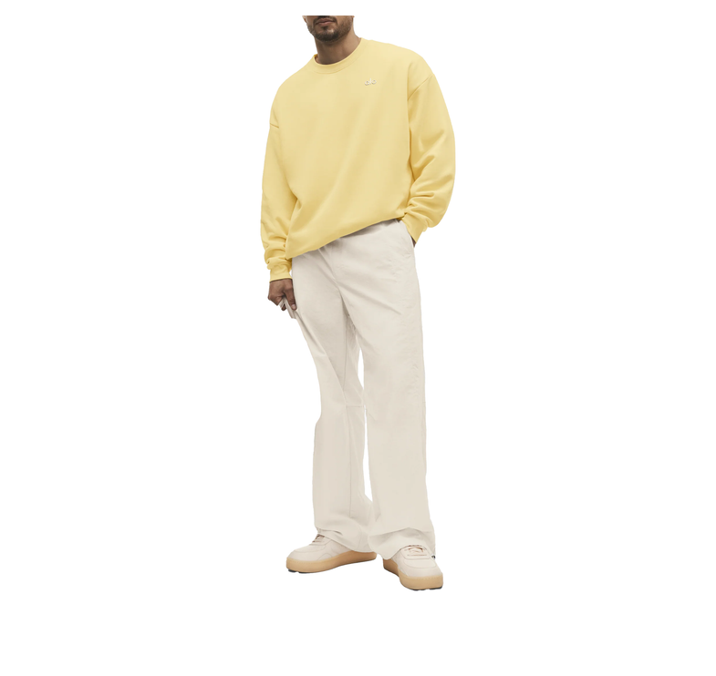 alo Men's Accolade Crew Neck Pullover Warm Butter
