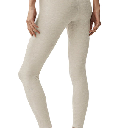 alo Women's Alosoft High-Waist 7/8 Highlight Legging Oatmeal Heather
