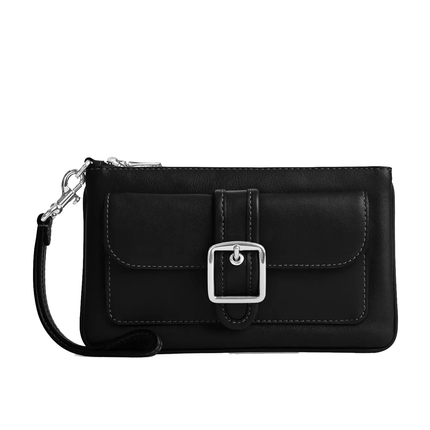 Coach Women's Ashton Wristlet Silver/Black