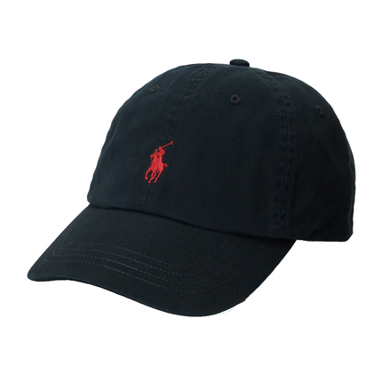 Polo Ralph Lauren Unisex The Iconic Cotton Chino Ball Cap Polo Black