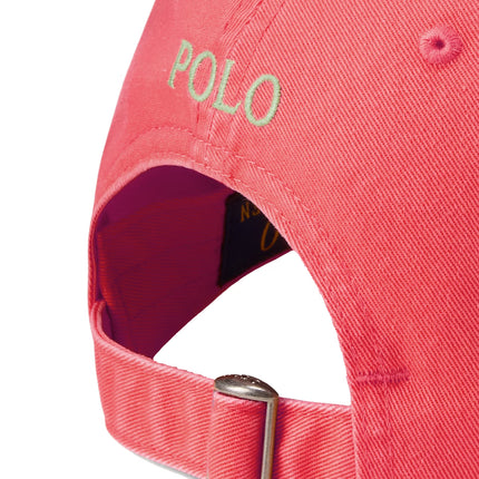 Polo Ralph Lauren Unisex The Iconic Cotton Chino Ball Cap Red Sky