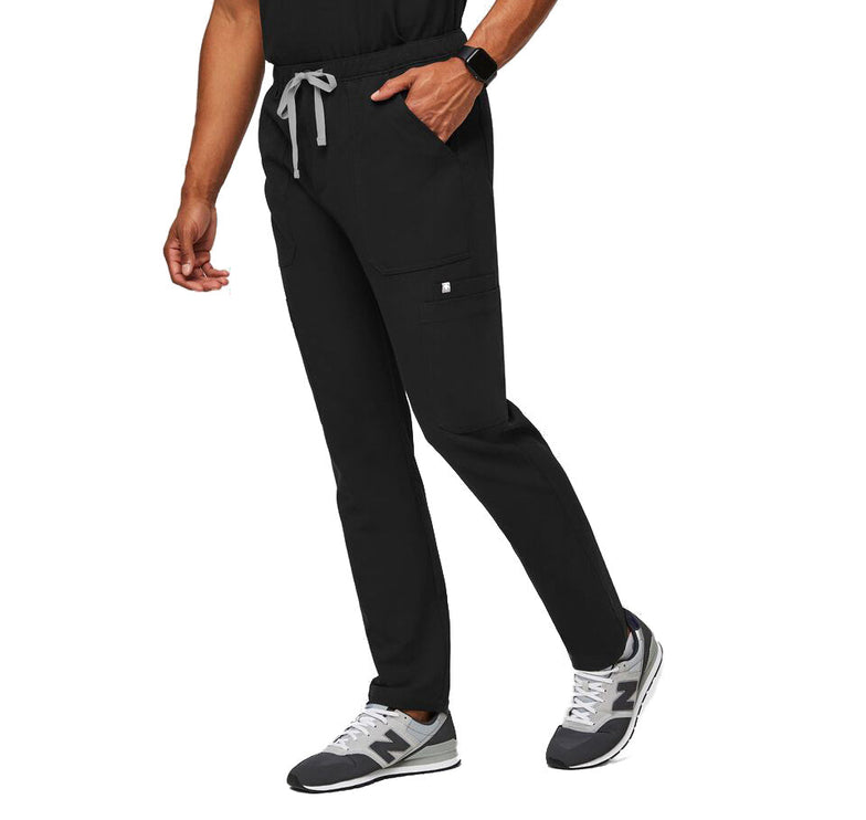 FIGS Men's Cairo Cargo Scrub Pants Black