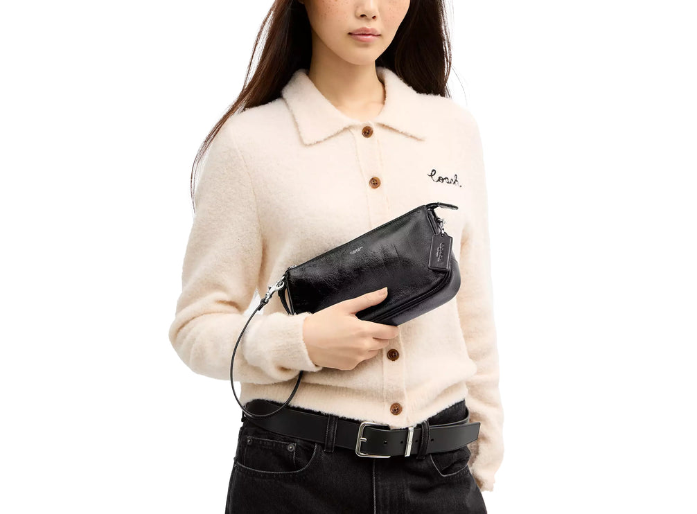 Coach Women's Plaza Bag Silver/Black