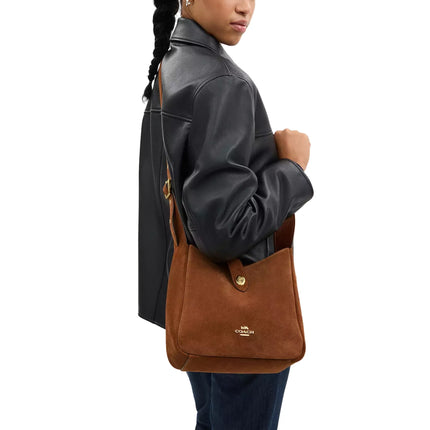 Coach Women's Hadley Convertible Crossbody Bag Gold/Sienna