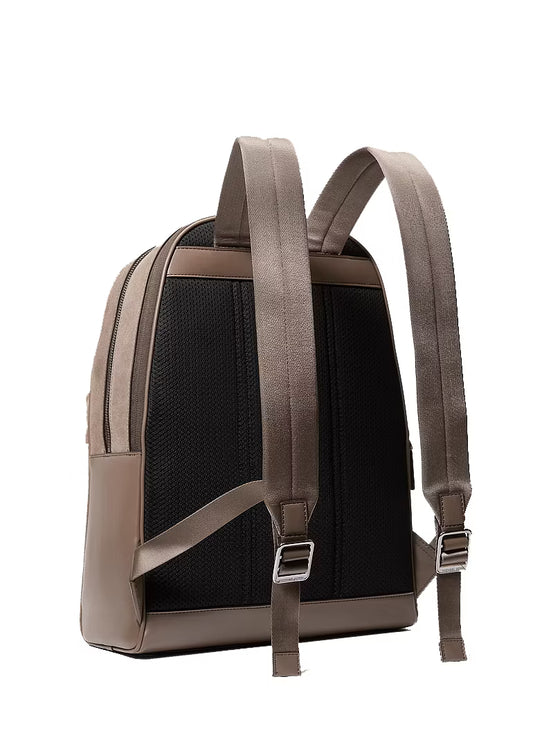 Michael Kors Unisex Pacey Suede Backpack Mushroom