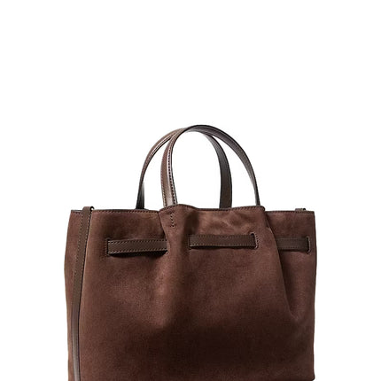 Michael Kors Women's Carson Medium Satchel Bag Nutmeg