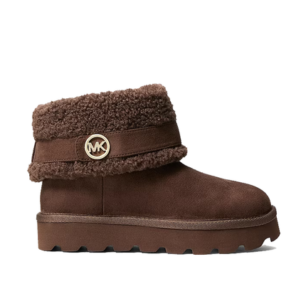 Michael Kors Women's Winnie Faux Shearling Boot Nutmeg